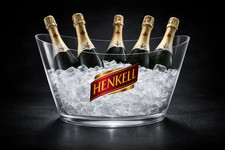 Organal Henkell Flaschenk&uuml;hler 40cm Champagnerk&uuml;hler Sektk&uuml;hler Eisbeh&auml;lter Bar
