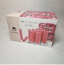 Calista Ion Hot Roller 1-inch Long 12-Piece Set with Travel Bag - Purple