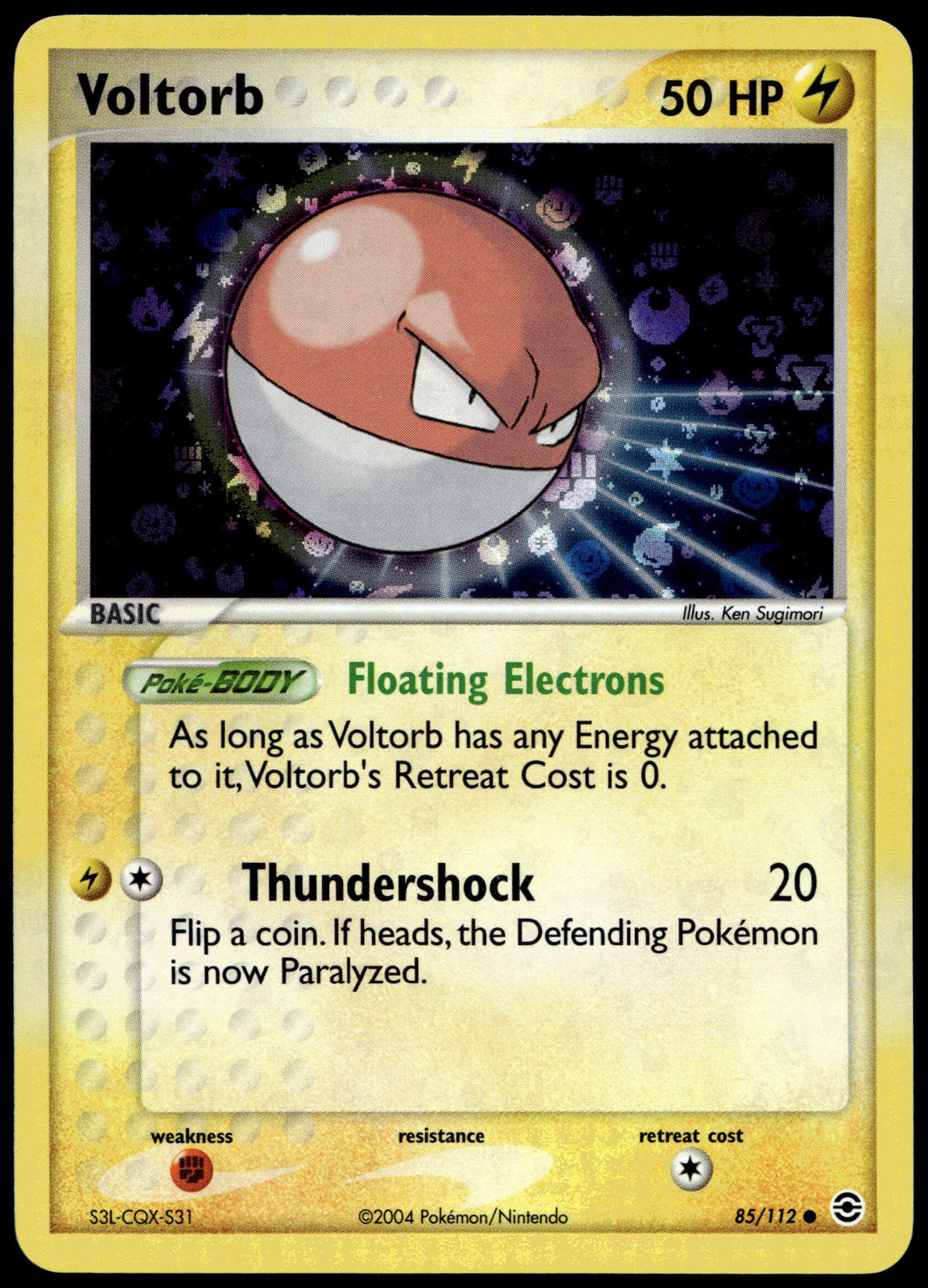 Voltorb Common FireRed & LeafGreen 85/112 NM