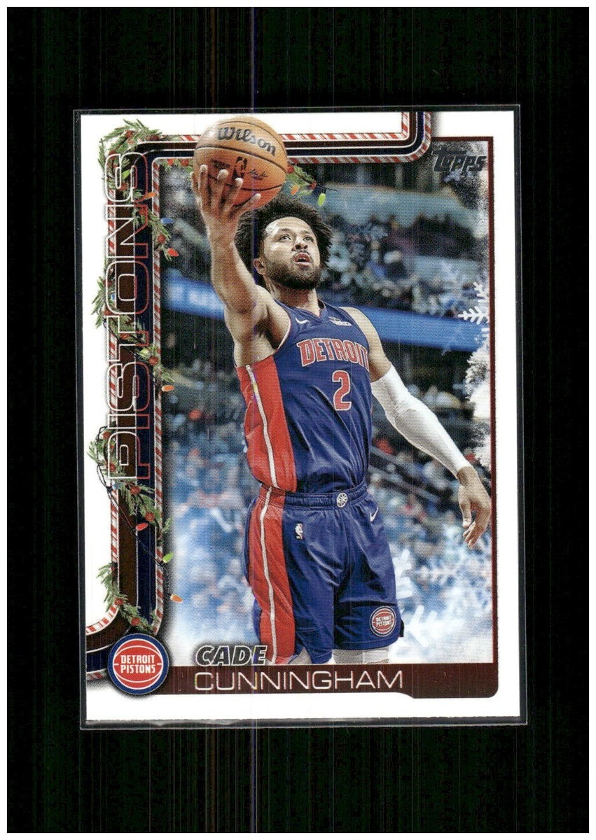 2025-26 Topps Holiday Cookie Back Variation Cade Cunningham #SSB
