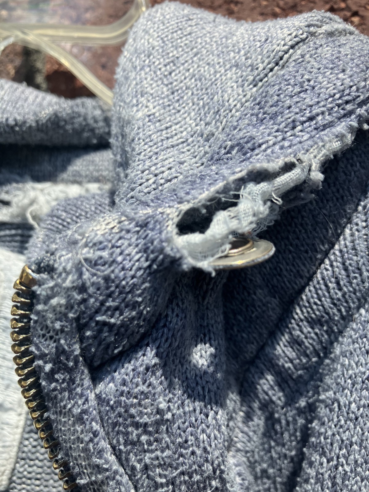 Heavily Worn Vintage Hoodie, 20yr old Quicksilver image 5