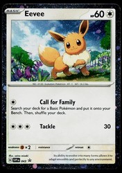 Eevee 043 SV: Scarlet & Violet Promo Cards Cosmos Holo