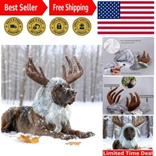 Delightful Reindeer Moose Costumes for Dogs - Perfect for Halloween  Christmas 
