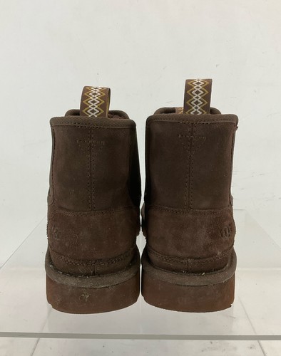 UGG Dark Brown Suede Neumel Chelsea Boots 7 - Foto 4 di 8