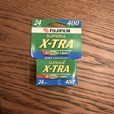 FUJIFILM Superia X-tra 400 24 Exp 35mm Color Film Expired 08/2003