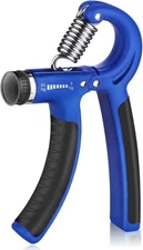 Adjustable Grip Strength Trainer 11-132LBS, Forearm Exerciser & Hand Grip Str...