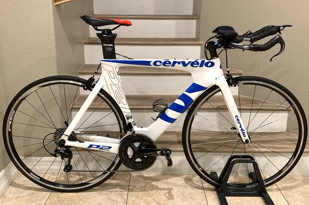CERVELO P2 2014 Triathlon/TT Carbon Bike 51cm 11 Speed Shimano 105