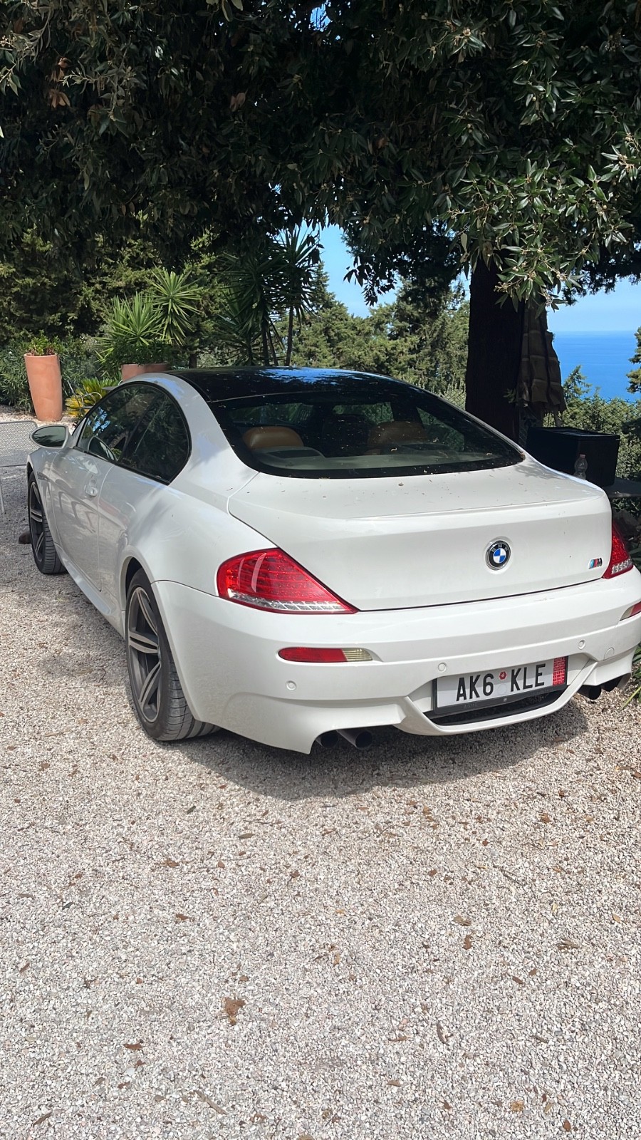 BMW m6 e63 v10 usata tetto in carbonio anno 2006 certificato di rilevanza storic foto 3