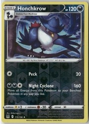 Honchkrow 115/196 Reverse Holo Rare - Lost Origin