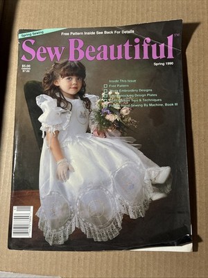 Sew Beautiful Magazine, Martha Pullen, Spring 1990 with Patterns