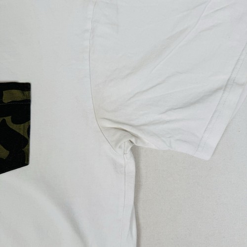 Bape T Shirt Men’s Camo Pocket Spellout Graphic Print Made In Japan Bathing Ape - Picture 3 of 10