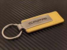 Ford Capri Classic Style Keyring Yellow New