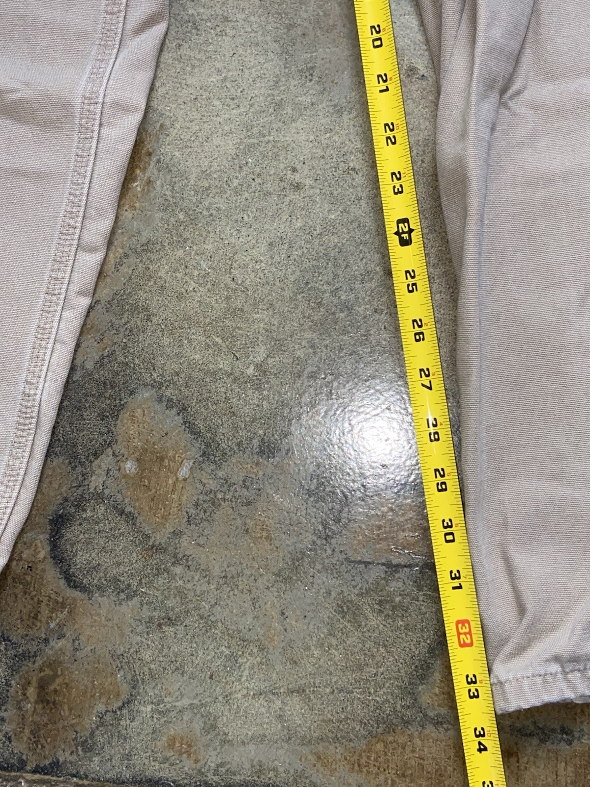 Carhartt FRB159 Carpenter Pants Mens 34x34 Beige Flame Resistant Canvas Workwear thumbnail 9