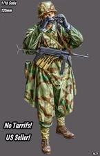 1/16 120mm Resin Figure German Infantry Officer w Binos & Smock Model Kit 1671