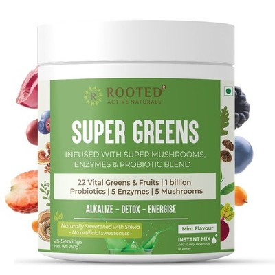 Daily Supplement with 22 Greens & Fruits, 1 Billion Probiotics,5 Enzymes Mshroom