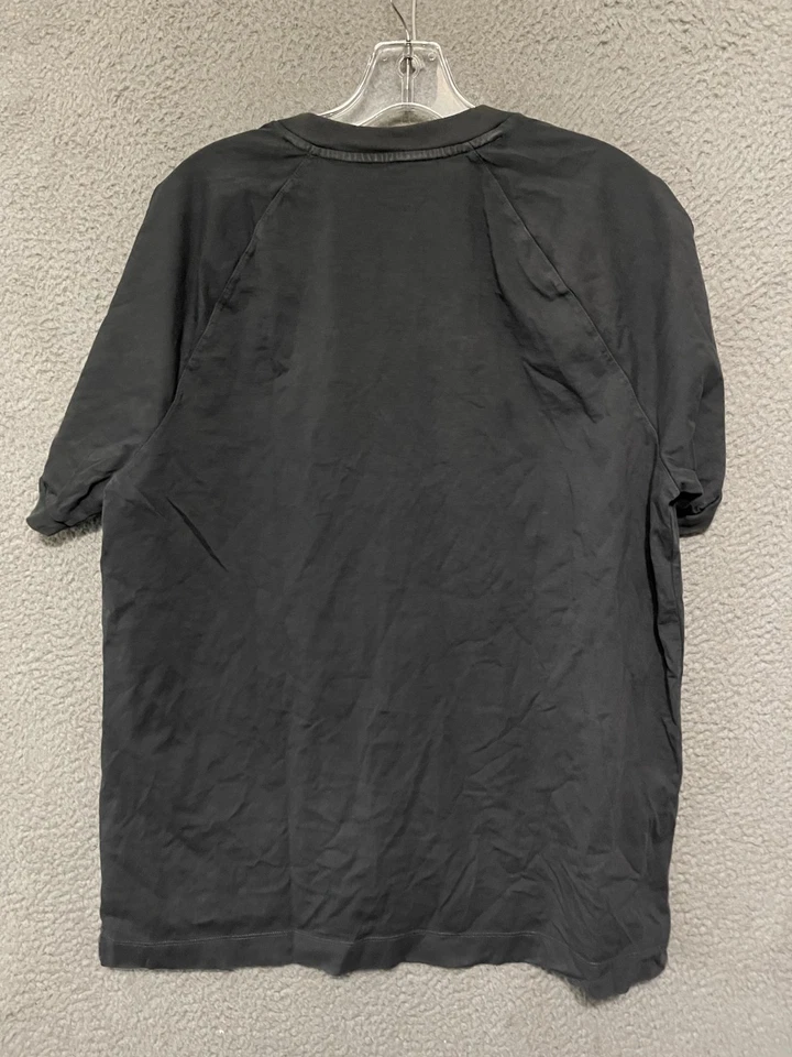 Banana Republic Authentic Mens Size Large Henley Shirt Gray 100% Supima Cotton - Image 3 of 4