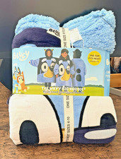Character Kids Wayy Big Hoodie Pullover Lined Fleece OSFM Size 4-10 Bluey