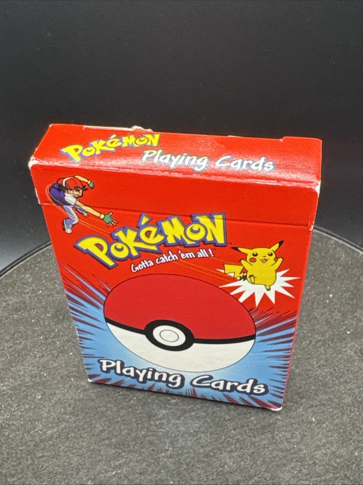 Vintage 1999 Pokemon Playing Cards And Collector's Tin Nintendo in original box - Image 4 of 4