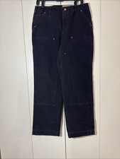 Carhartt Relaxed Fit Kane DungareeStyle 100681 Double Knee Pants Women s 6 REG