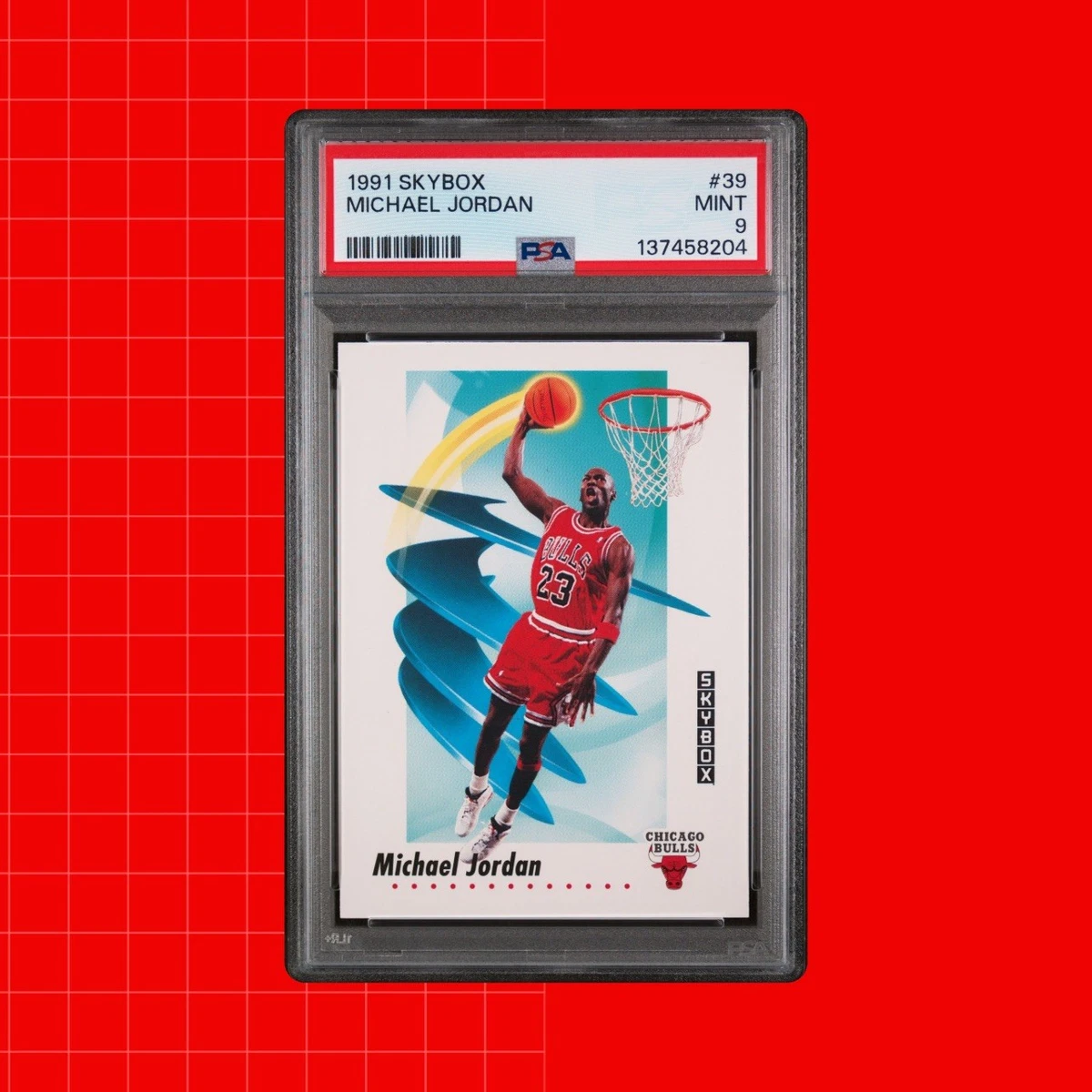 SkyBox Michael Jordan 9 Graded Basketball Sports Trading Cards