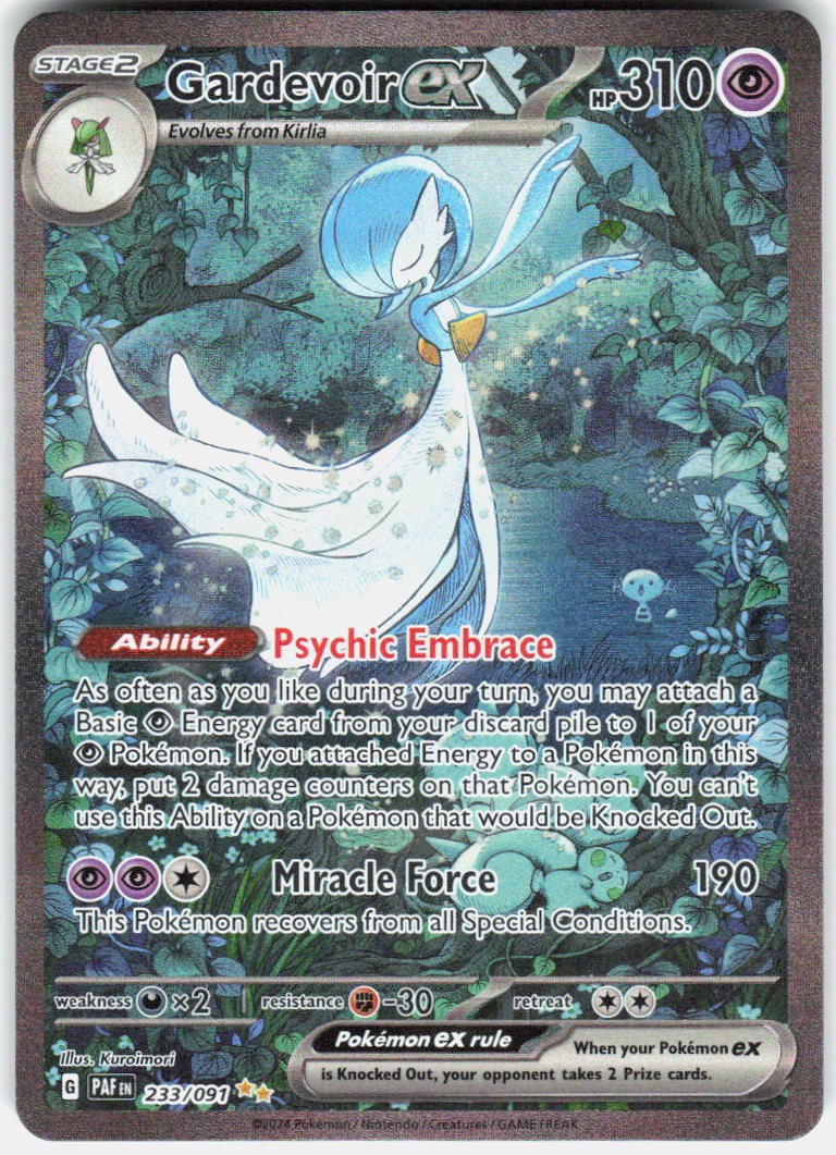 Gardevoir ex - SV: Paldean Fates 233/091 #Special Illustration Rare Holo NM