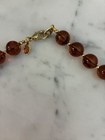 New Vintage Joan Rivers Faux Amber Beaded Necklace — photo 3