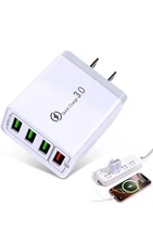 Magvolt Charger, 4-Port Chargers, with Intelligent Temperature Control White