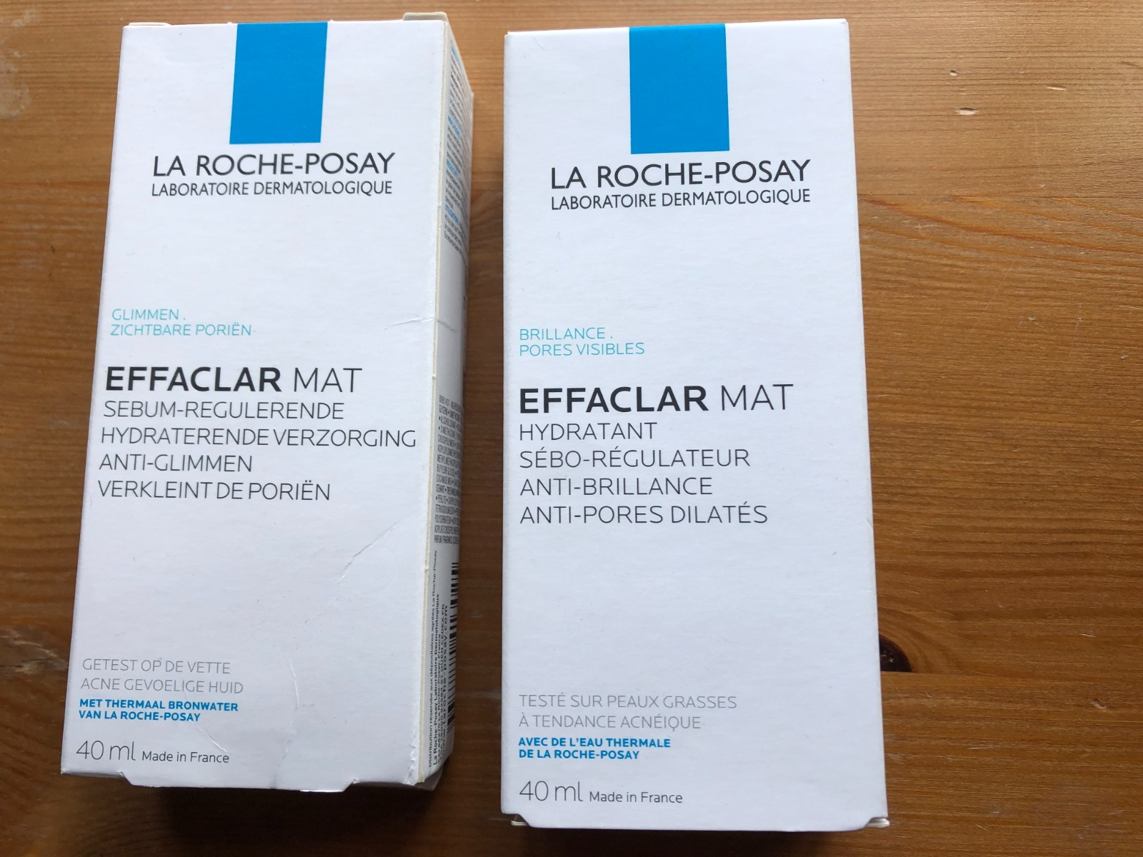 La Roche-Posay Effaclar Mat Daily Moisturiser - 40 ml x 2