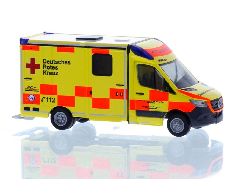 Rietze 76142 - 1/87 Strobel RTW '18 DRK Pirna - New