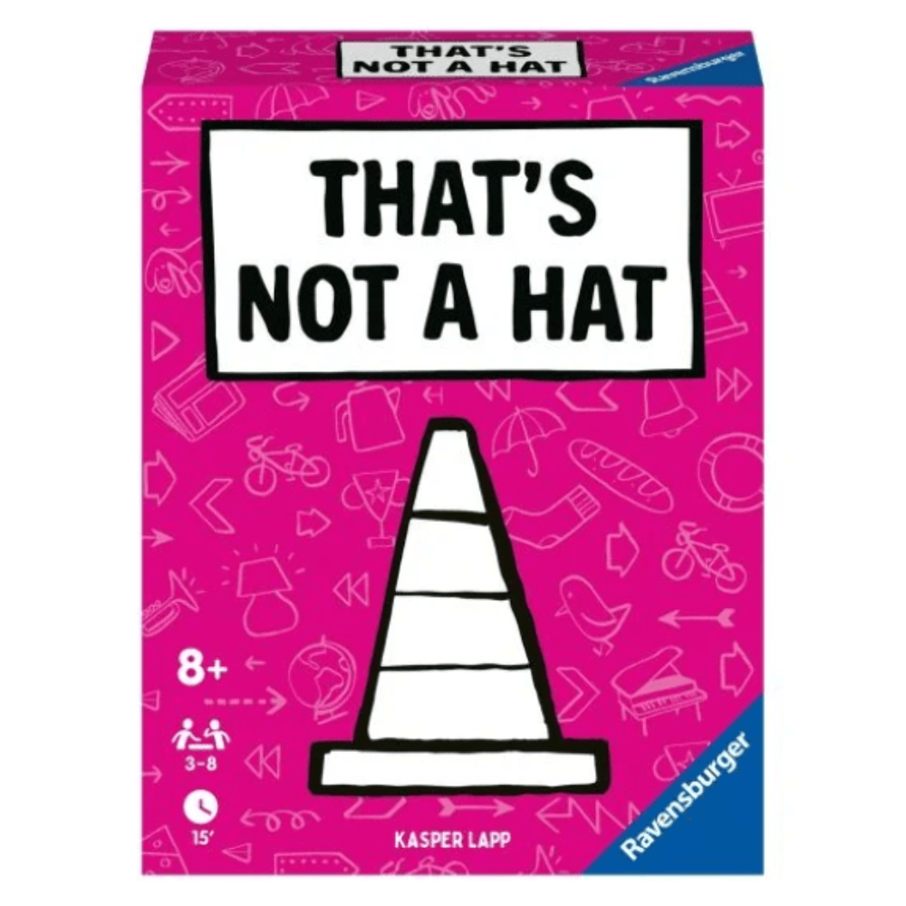 Ravensburger That's Not a Hat Card Game Bluffing Regifting Family Card Game for