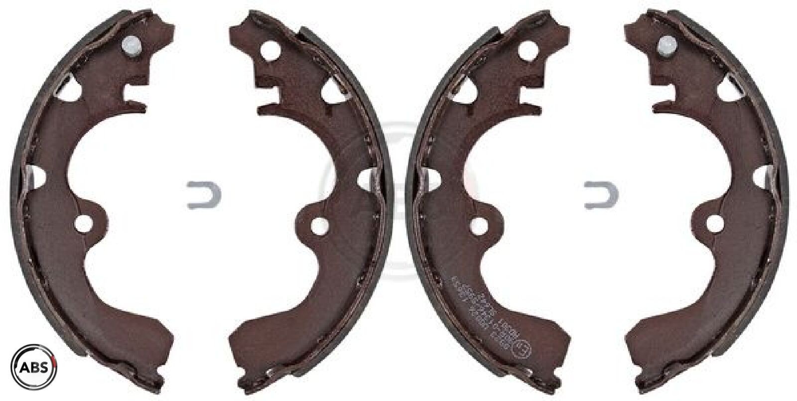 A.B.S. 8923 Bremsbackensatz 4 Bremsbacken Trommelbremse für Toyota