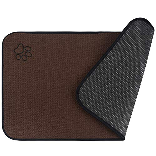 Microfiber Large Pet Food Mat Dog Feeding Mat Pet Bowl Mat with Anti-Skid - 第 5/7 張圖片