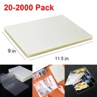 5 Mil Clear Thermal Laminating Pouches Letter Size 9"x11.5" Laminator Sheet Pack