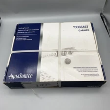 AquaSource Garner Tub Faucet 2 Handle Kit Brushed Nickel #0065457 New Open Box