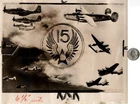 WW2 WWII USAAF US Army Air Force Military Press Photo 15th Air Force Planes Fly