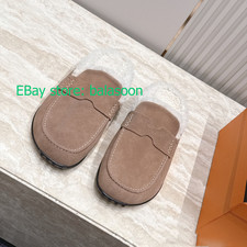 2026 Autumn Winter Mao Mao Slippers Retro Thick Warm Wool Loafers Men and Women