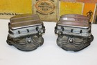 1948 Harley Panhead Front Rear Cylinder Heads Rockers Covers Complete O Ring