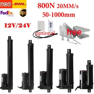 50-1000mm 800N 12V 24V IP65 Elektrischer Linearantrieb Linear Actuator 20mm/s