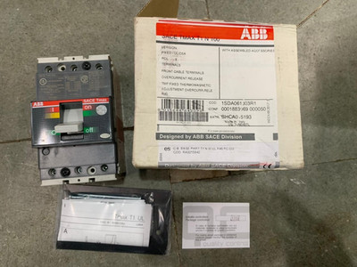 New ABB SACE TMAX T1 N 100 Circuit Breaker 40A Free Fast Shipping