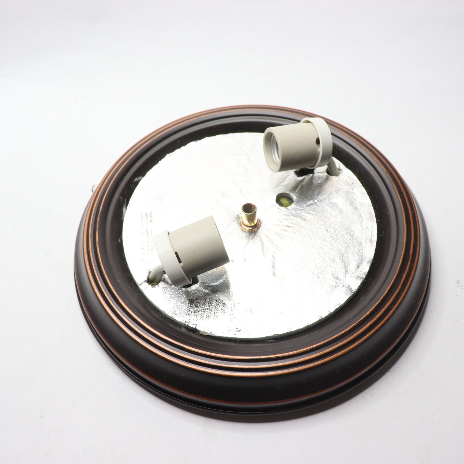  2-Light Flush Mount Oil Rubbed Bronze 11" FZP8012A/ORB