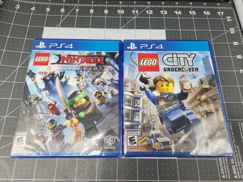 LEGO City Undercover And The Ninjago Movie PS4 Games- Sealed 