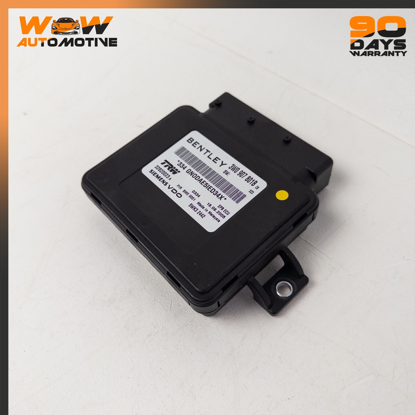 04-13 BENTLEY CONTINENTAL FLYING SPUR ELECTRONIC PARKING BRAKE CONTROL MODULE OE