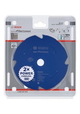 Bosch Kreissägeblatt für Akkusägen Expert for Fibre Cement, 160 x 1,8/1,2 x 20,