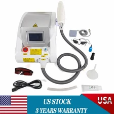 Q Switched ND Yag Laser Tattoo Removal Machine Eyebrow Pigment Remove Freckle US