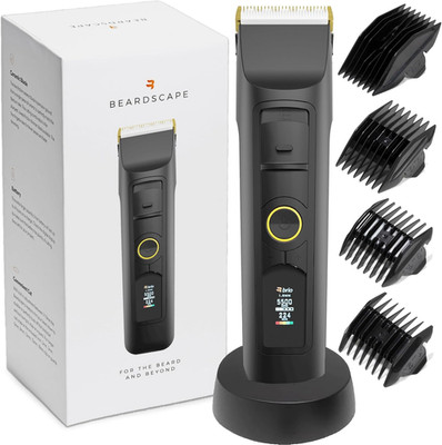 Beardscape V2 Beard Trimmer for Men Professional with Low Friction Ceramic Blade