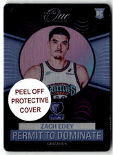 Panini One And One 2024-25 4 Zach Edey Rookie Permit To Dominate Case Hit SSP