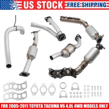 Catalytic Converter Set For 2005-2011 Toyota Tacoma V6 4.0L 4 Wheel Drive Only..