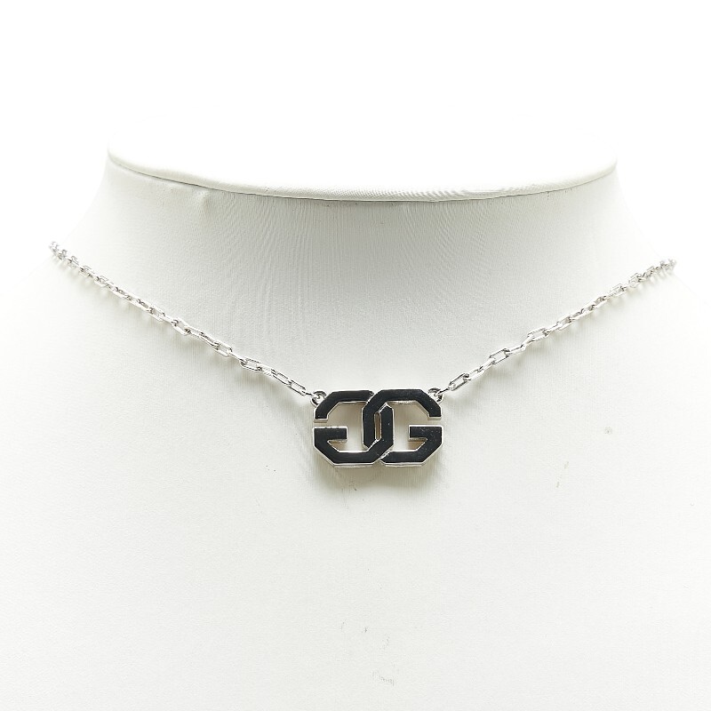 Givenchy Silver Metal Necklace Women Used 38cm thumbnail 7