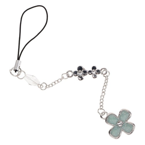 Four-Leaf Chain Decorative Charms for Cellular Phones - 第 8/12 張圖片