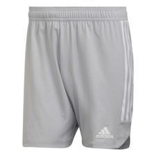 Adidas Men's Football Shorts Trunks Sports CONDIVO22, Team Light Grey/White, XL